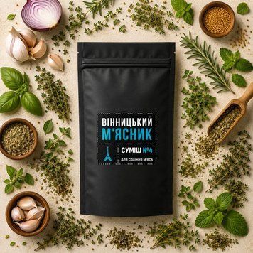 Суміш для соління м'яса №4 "Монблан" 500 грамів MIX4-500 фото