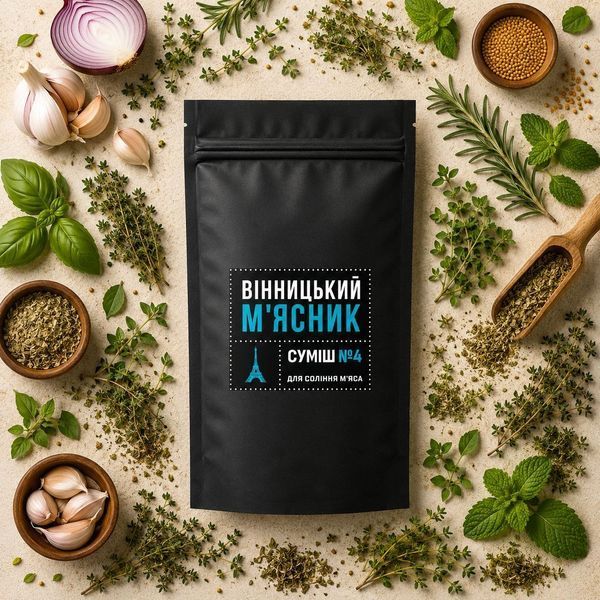 Суміш для соління м'яса №4 "Монблан" 500 грамів MIX4-500 фото